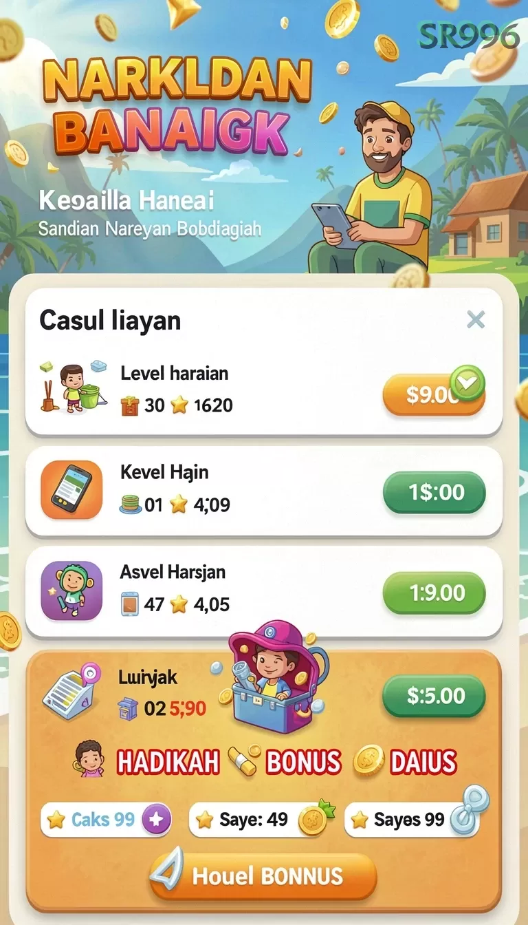 Cuplikan layar 8II — menu navigasi
