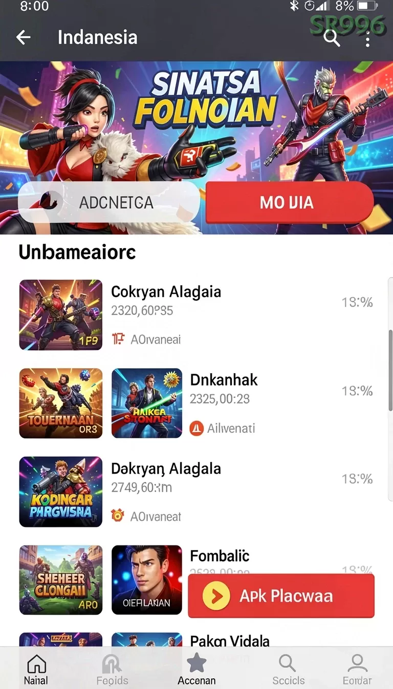 Cuplikan layar RAJACLUB — pengaturan akun