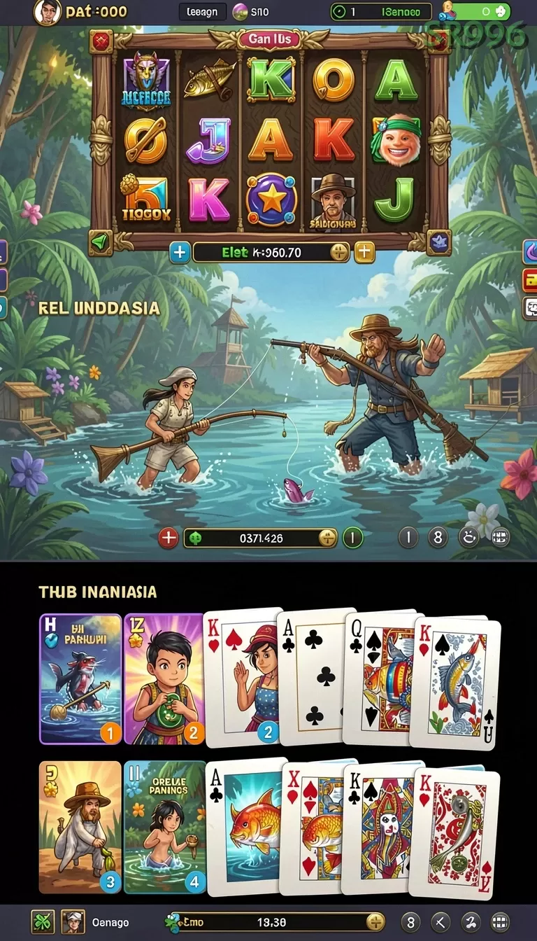 Cuplikan layar BATAK5D — menu navigasi